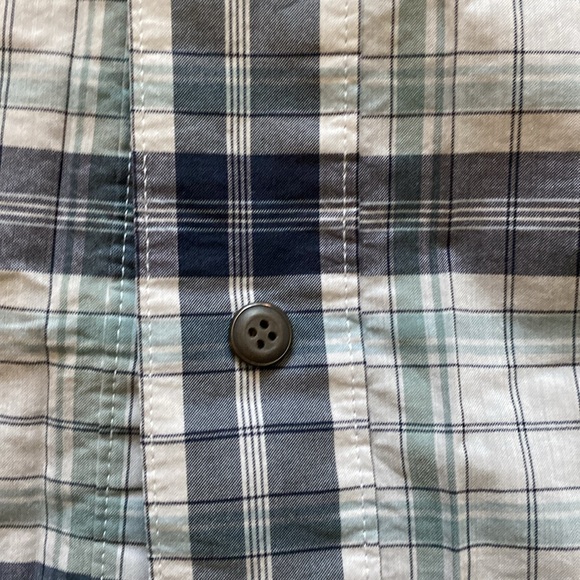 Mens VERTEX large short sleeve plaid concealment button down - Picture 5 of 6